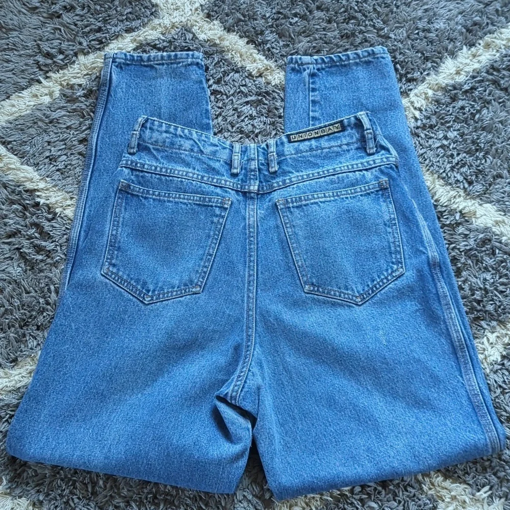 Unionbay Retro 80s 90s Paper Bag Jean High Rise Vintage Denim Size 9 - Picture 5 of 8